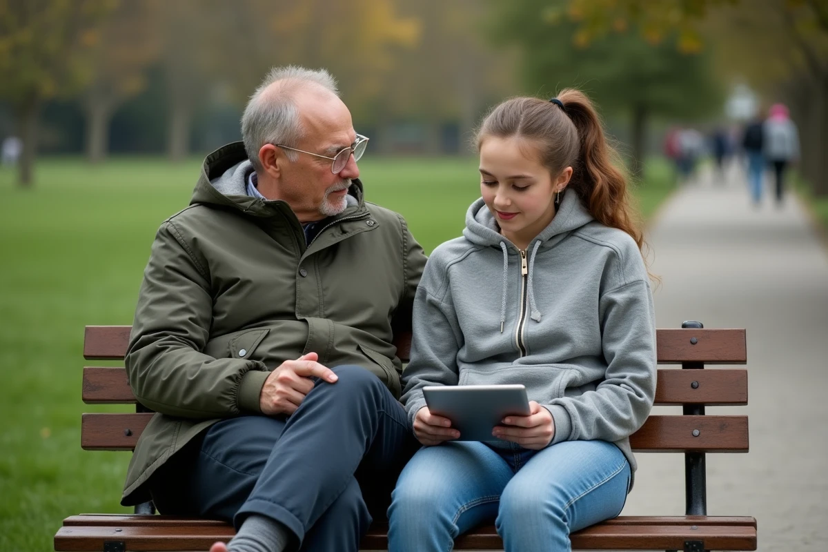 Adolescent et maman dans la cuisine chaleureuse