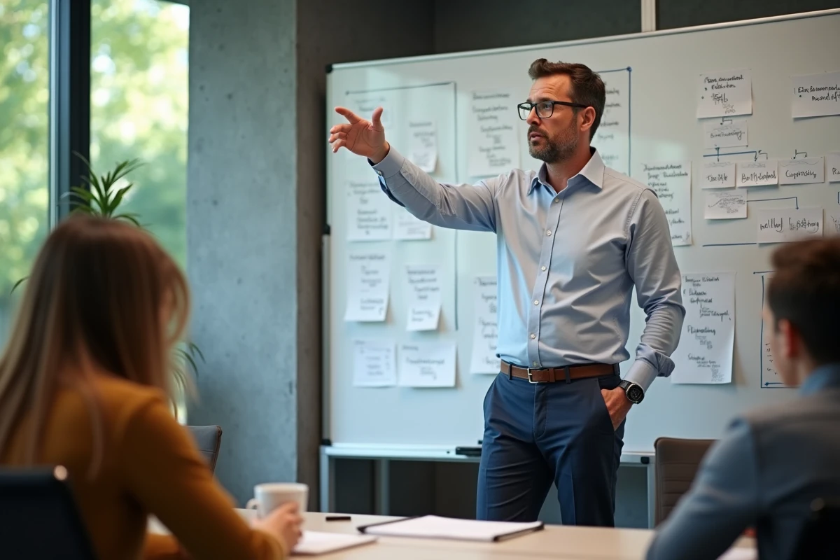 Formateur en train d